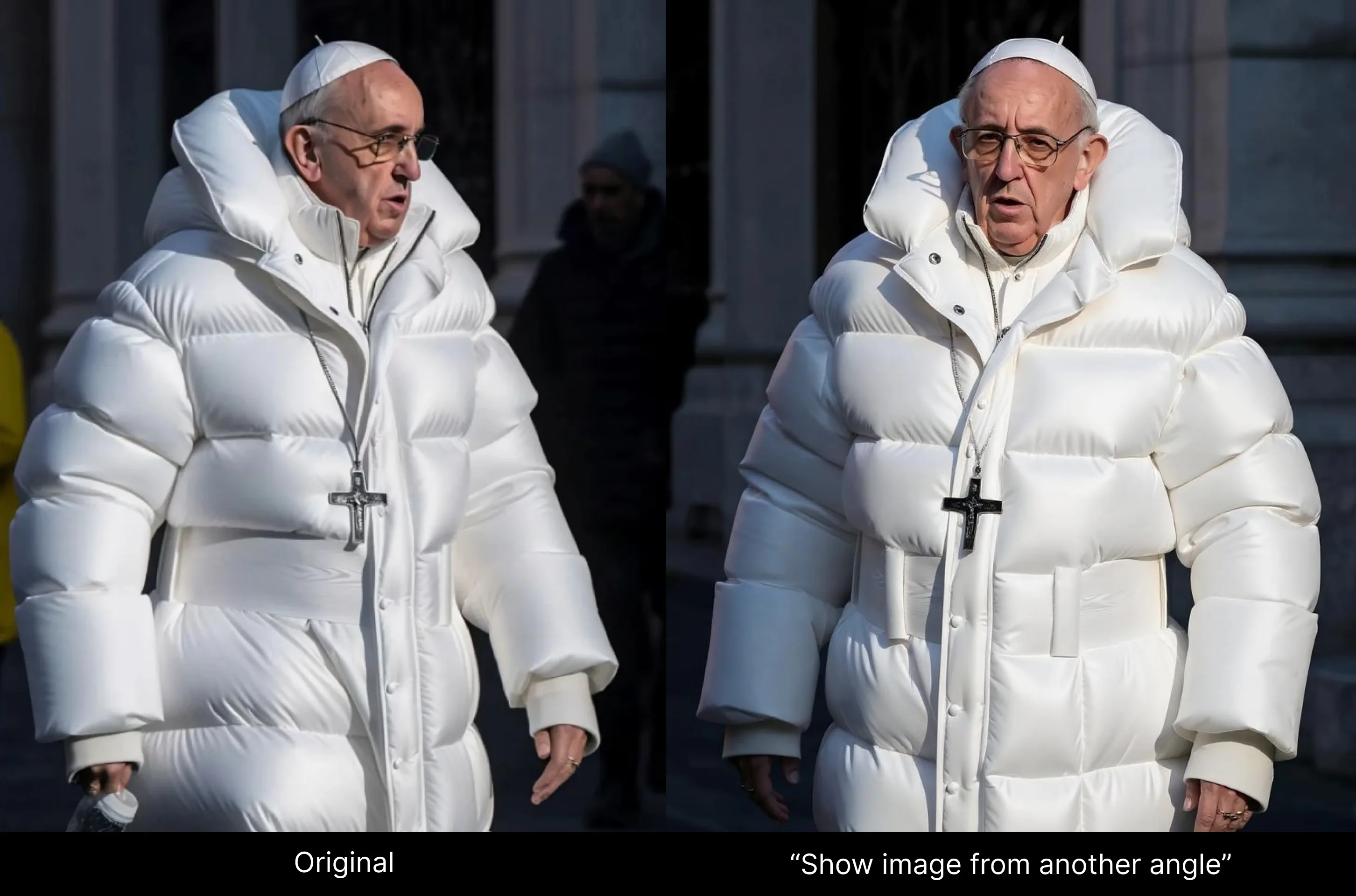 Context Edit Example - AI pope