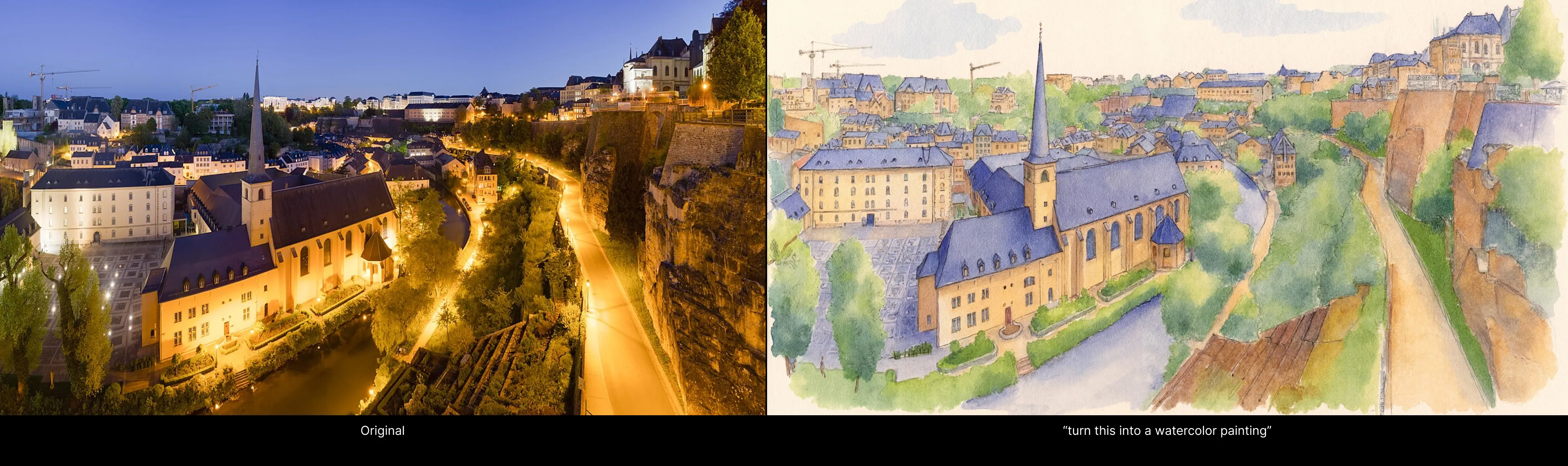 Context Edit Example - Watercolor