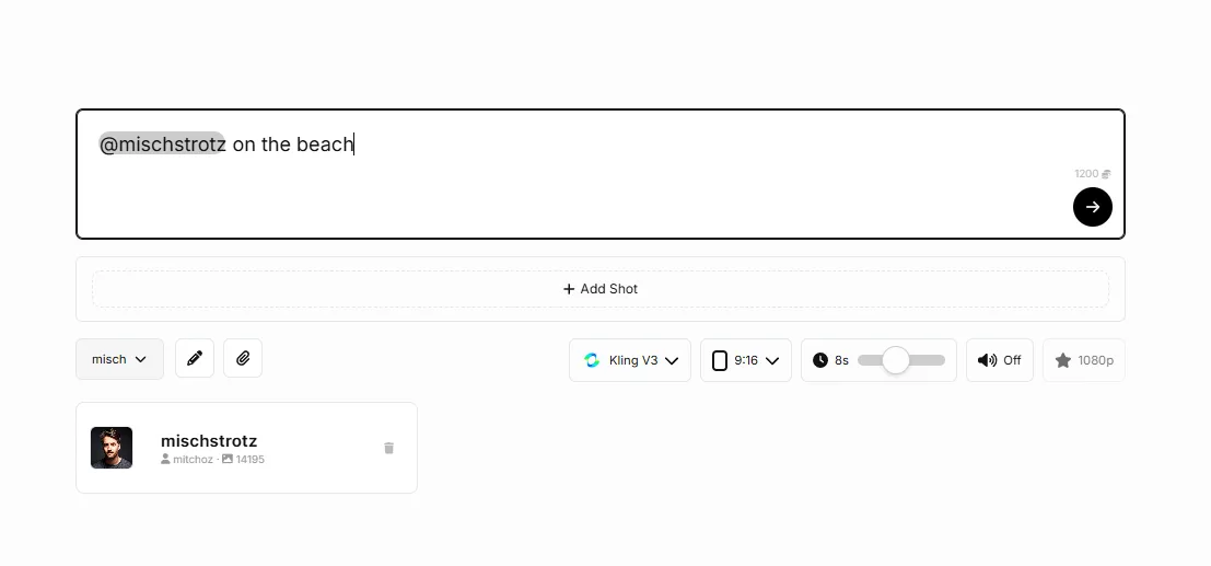 Text-to-Video UI