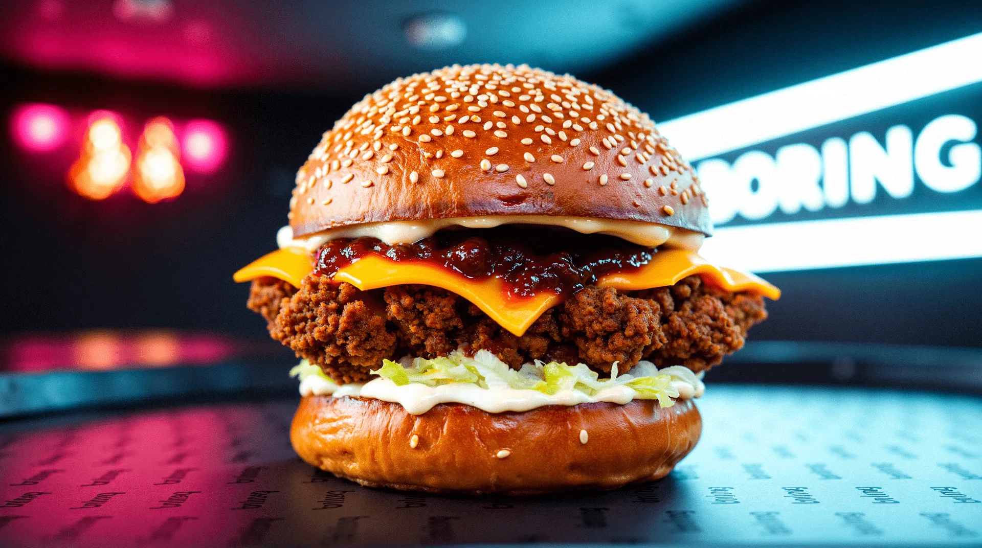 Boring Burger Visual made by Marco using LetzAI